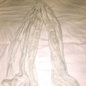 White Betsy Johnson Scarf
